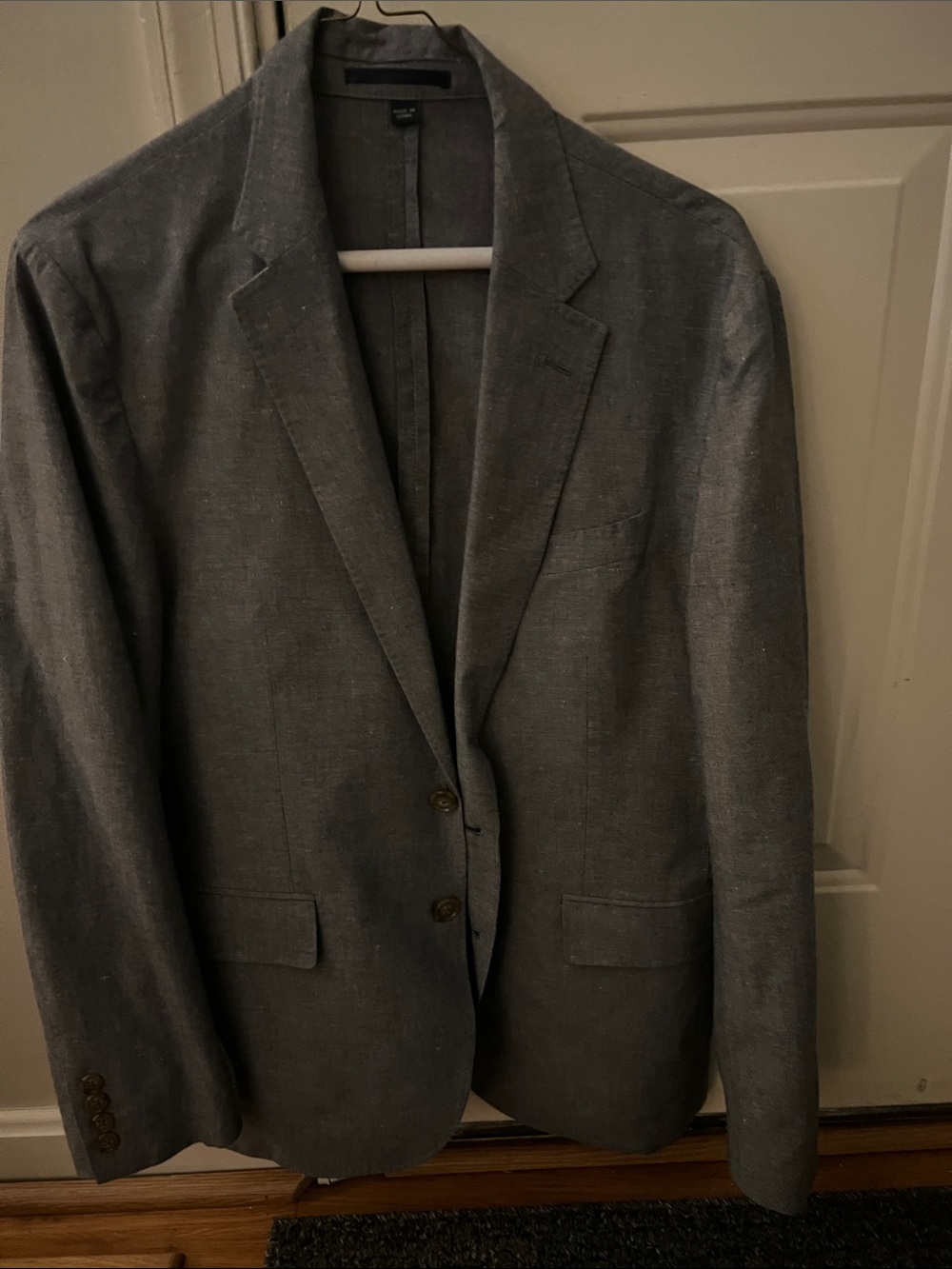 J Crew Baird McNutt Irish Linen Classic Men's Gray Two-Button Blazer & Pants